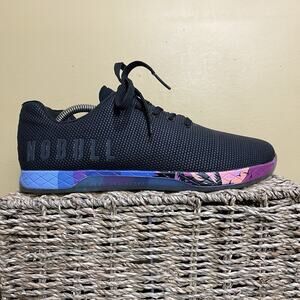 Nobull Unisex Super fabric Trainer Black Running Shoes Sneakers Size M 10 W 11.5